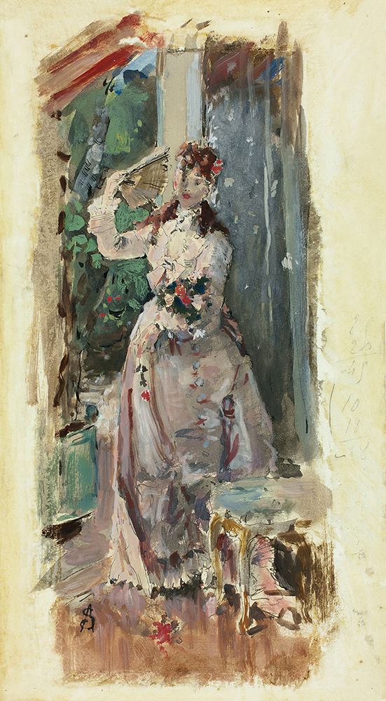 The Corner of the Balcony 1877 art print by Alfred Stevens for $57.95 CAD