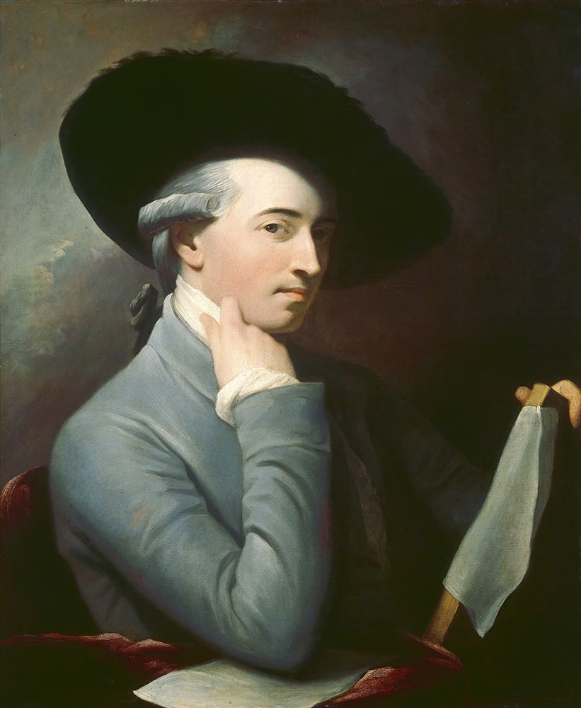 Benjamin West Portrait 1776 art print by Benjamin West for $57.95 CAD