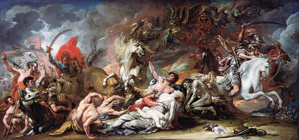 Death on the Pale Horse 1796 art print by Benjamin West for $57.95 CAD