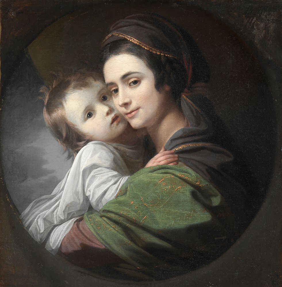 Elizabeth Shewell West and Her Son, Raphael 1770 art print by Benjamin West for $57.95 CAD