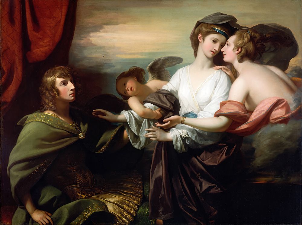 Helen Brought To Paris 1776 art print by Benjamin West for $57.95 CAD