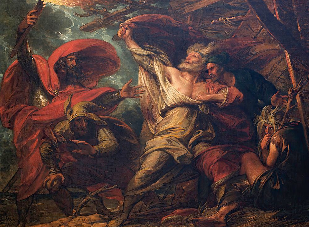King Lear 1788 art print by Benjamin West for $57.95 CAD