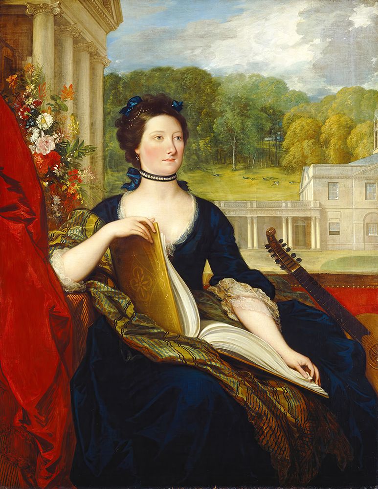 Maria Hamilton Beckford Mrs. William Beckford 1799 art print by Benjamin West for $57.95 CAD