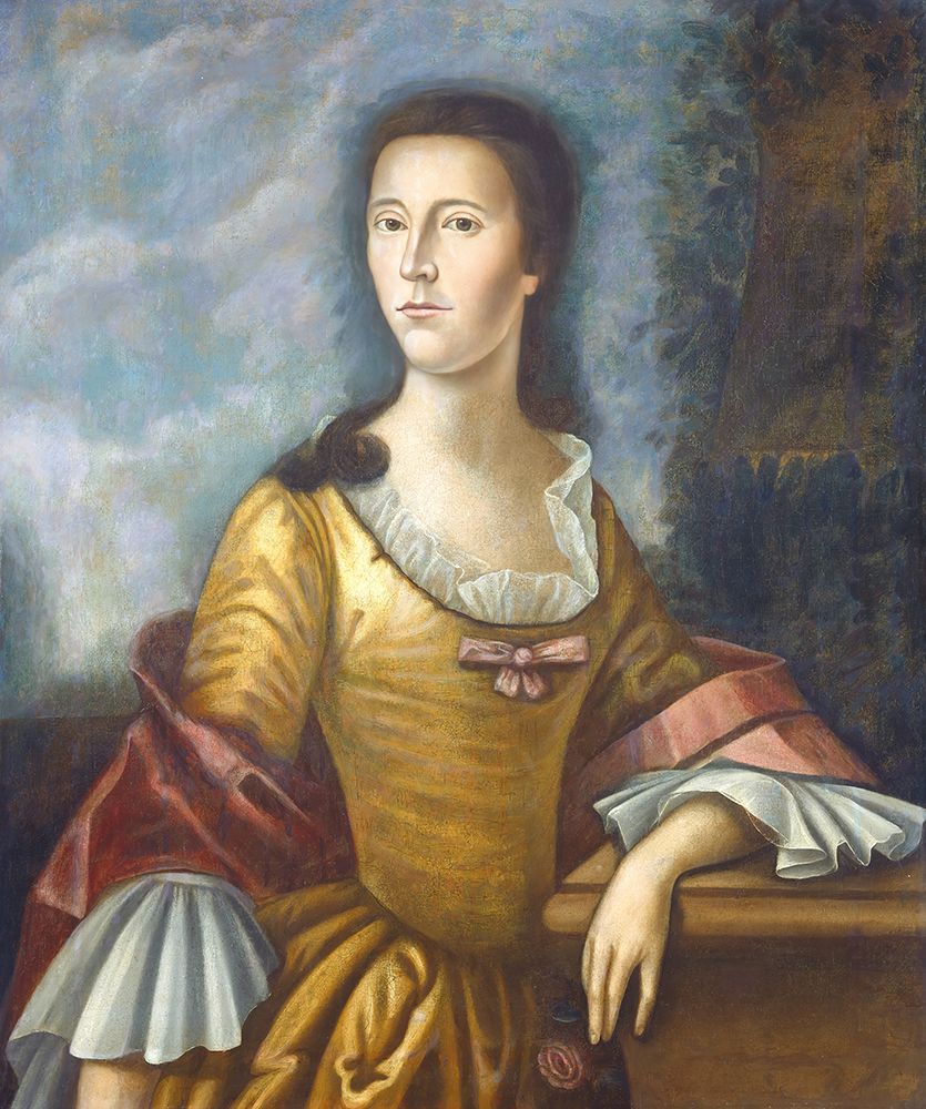 Mary Bethel Boude Mrs. Samuel Boude 1756 art print by Benjamin West for $57.95 CAD