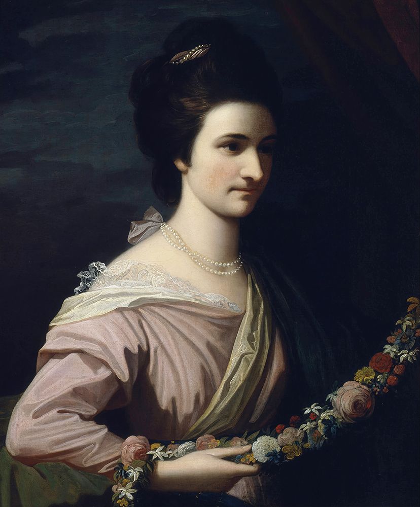 Miss Elizabeth Milward 1770 art print by Benjamin West for $57.95 CAD