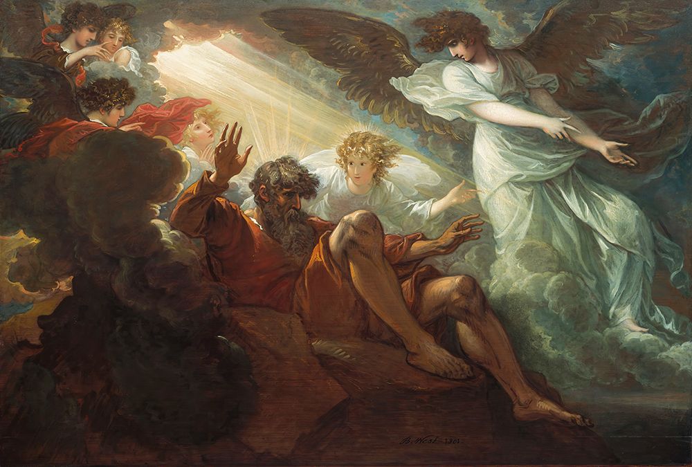 Moses Shown the Promised Land 1801 art print by Benjamin West for $57.95 CAD