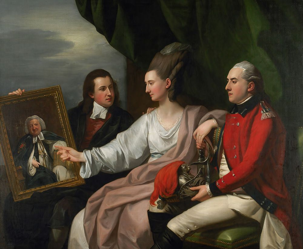 Portrait Group of the Drummond Family 1776 art print by Benjamin West for $57.95 CAD
