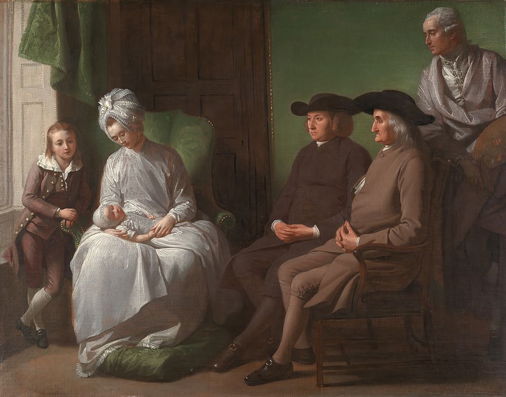 The Artist and His Family 1772 art print by Benjamin West for $57.95 CAD