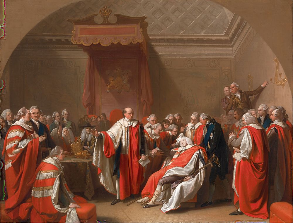 The Death of Chatham 1778 art print by Benjamin West for $57.95 CAD