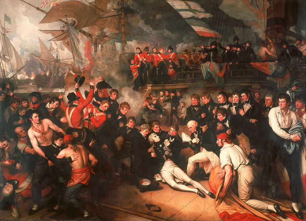 The Death of Nelson 1806 art print by Benjamin West for $57.95 CAD