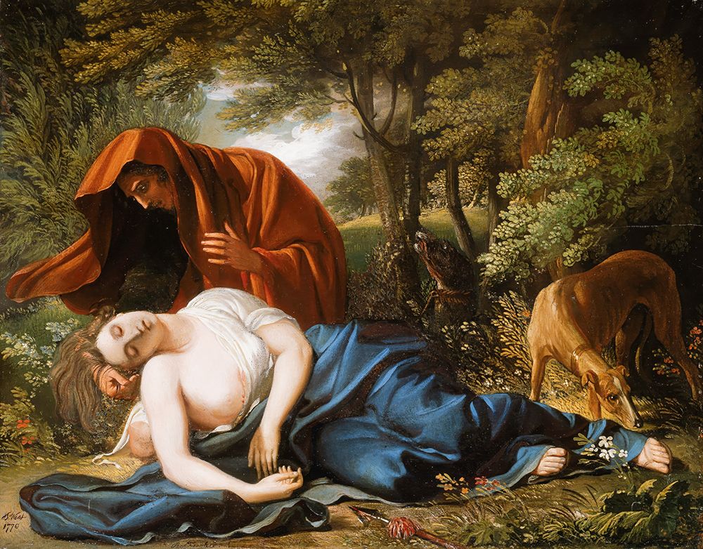 The Death of Procris 1770 art print by Benjamin West for $57.95 CAD
