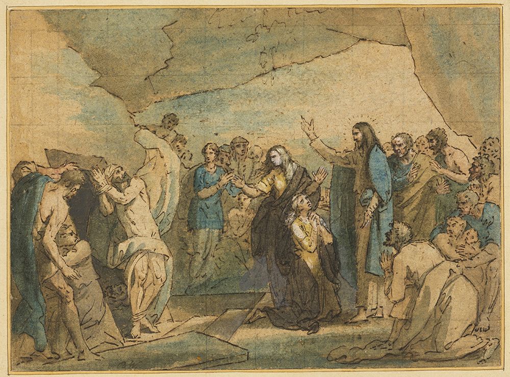 The Raising of Lazarus 1780 art print by Benjamin West for $57.95 CAD