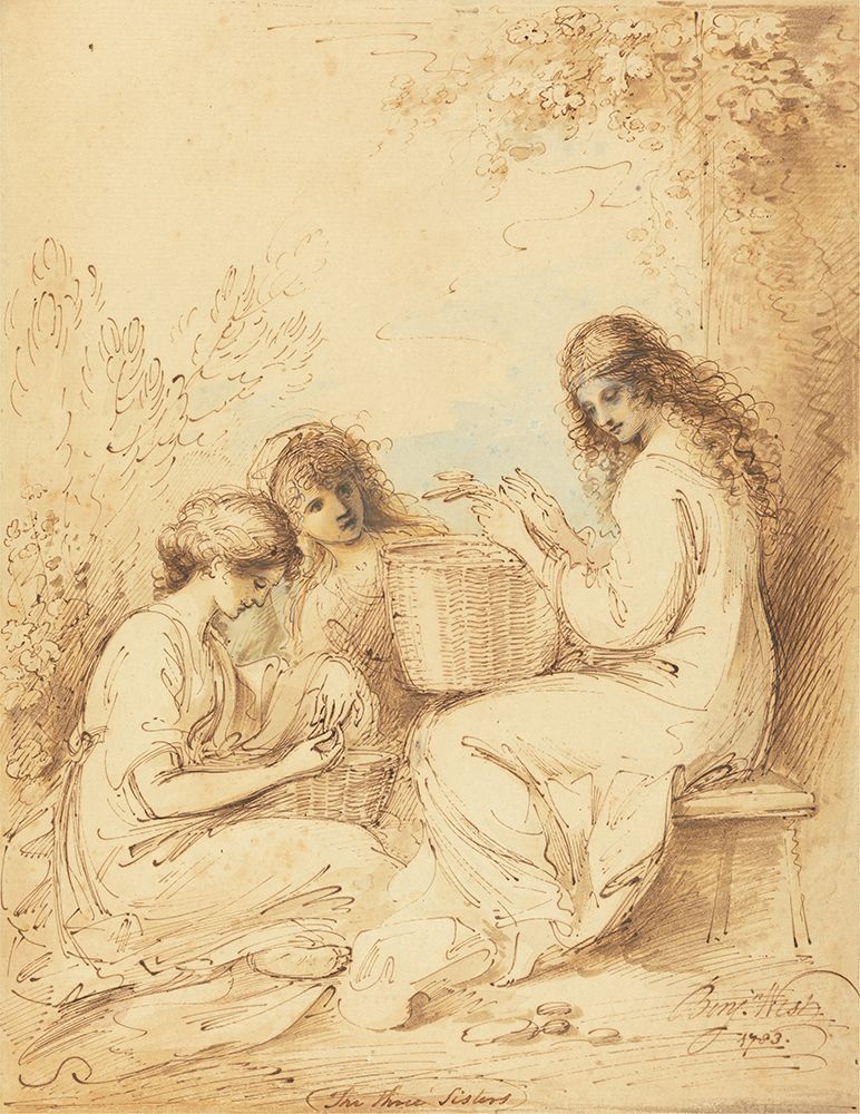 The Three Sisters 1783 art print by Benjamin West for $57.95 CAD