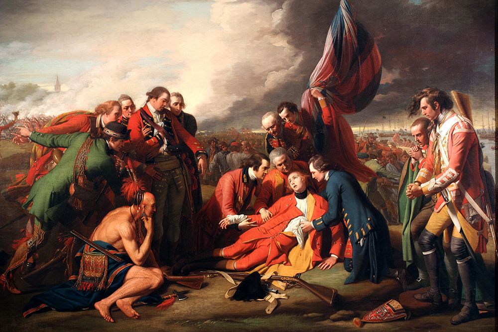 The Death of General Wolfe 1770 art print by Benjamin West for $57.95 CAD
