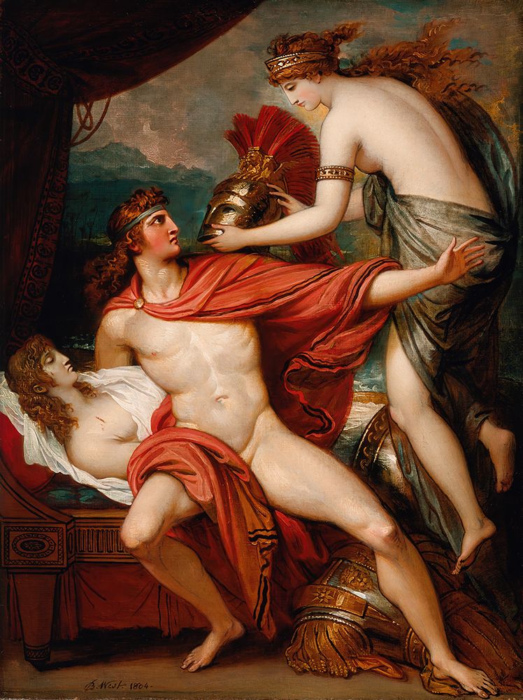 Thetis Bringing the Armor to Achilles 1804 art print by Benjamin West for $57.95 CAD