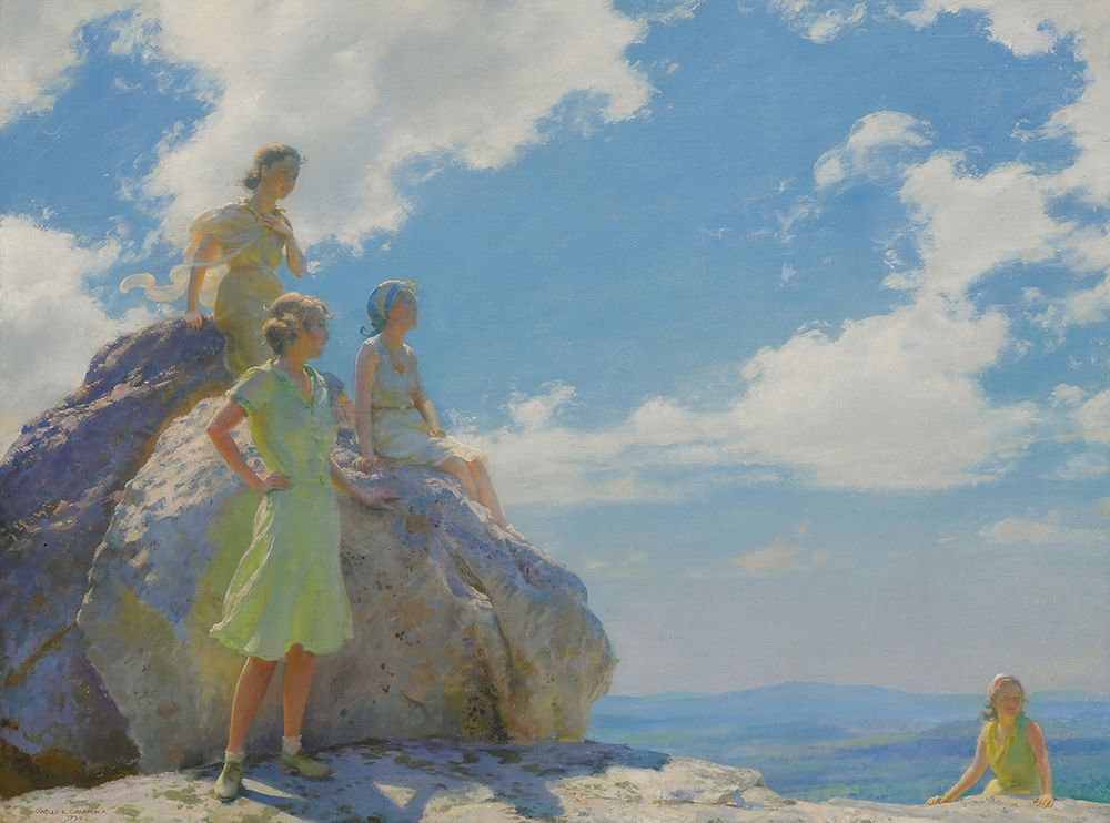 Bear Rocks art print by Charles Courtney Curran for $57.95 CAD