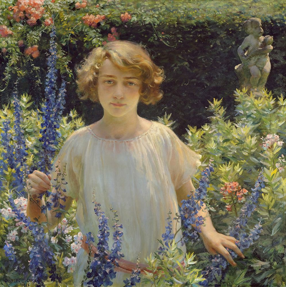 Betty Gallowhur, Betty Newell 1922 art print by Charles Courtney Curran for $57.95 CAD