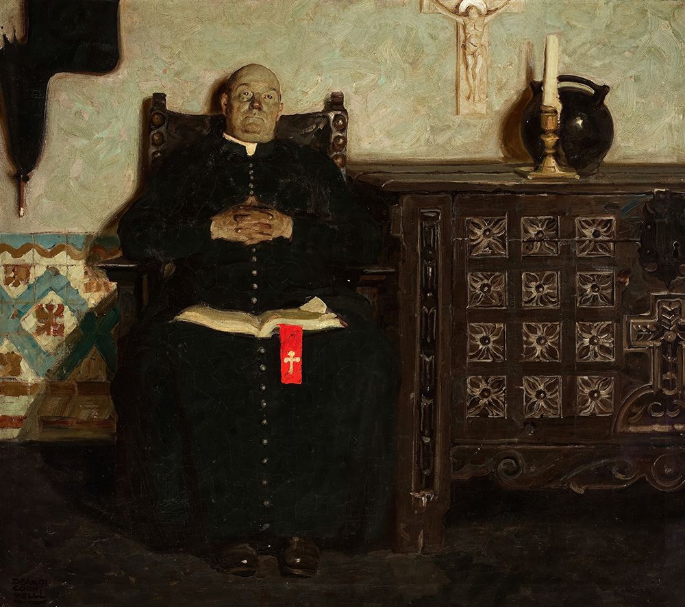 Priest, Spanish City 1921 art print by Dean Cornwell for $57.95 CAD