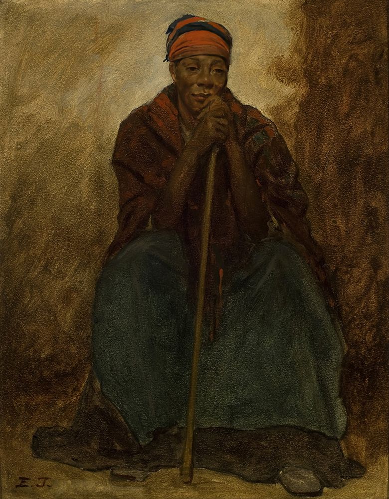 Dinah, Portrait Of A Negress art print by Eastman Johnson for $57.95 CAD