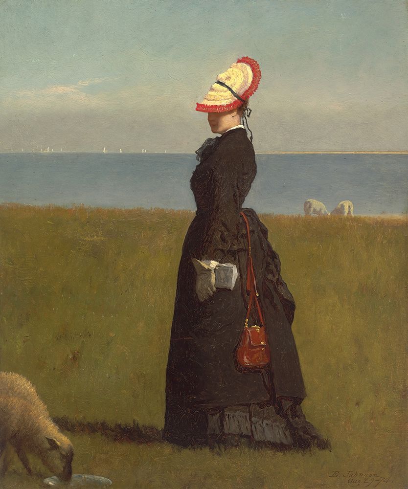 Lambs, Nantucket 1874 art print by Eastman Johnson for $57.95 CAD