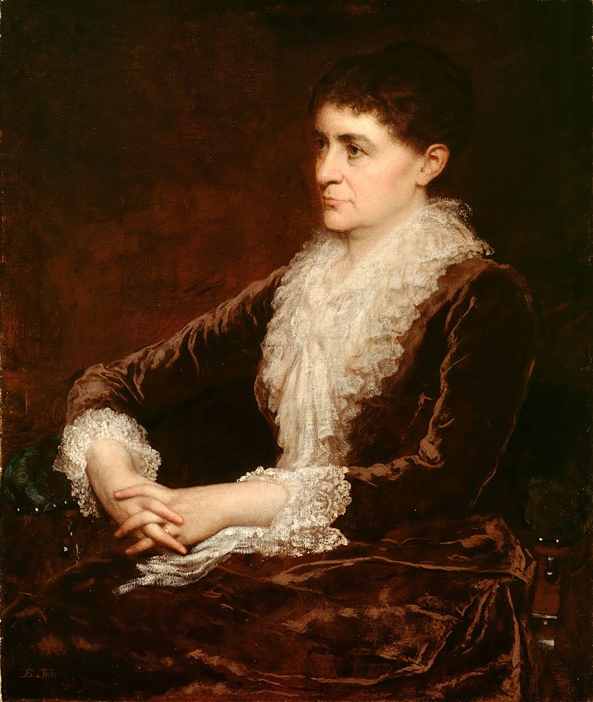 Mrs. Allan Shelden 1885 art print by Eastman Johnson for $57.95 CAD
