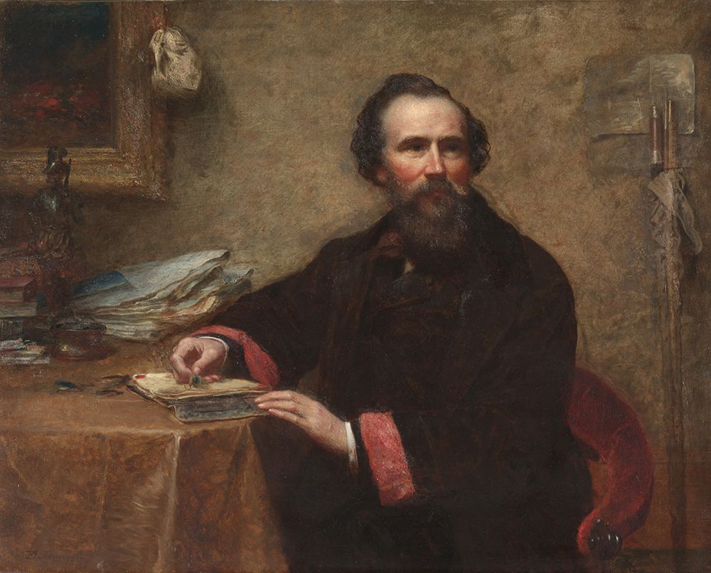 Portrait of Genio C. Scott 1859 art print by Eastman Johnson for $57.95 CAD