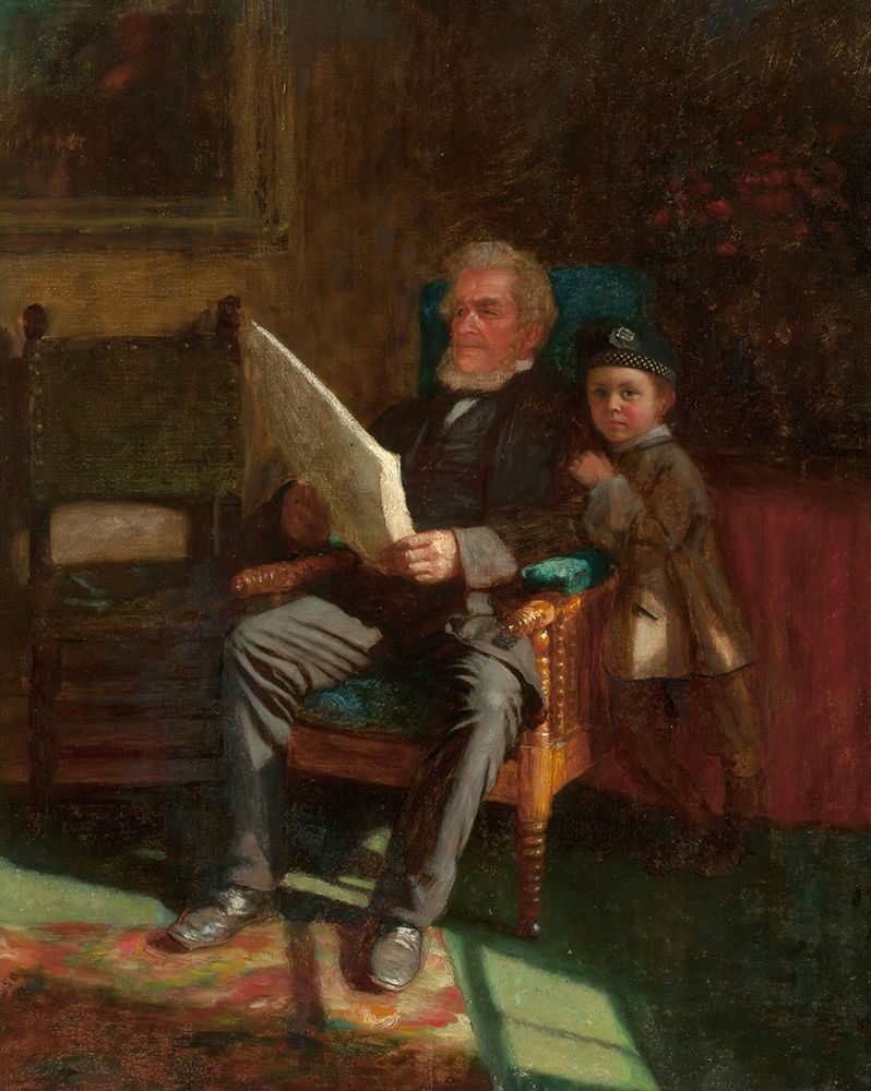 Portrait of John C. Chandler and Philip J. Wilson art print by Eastman Johnson for $57.95 CAD