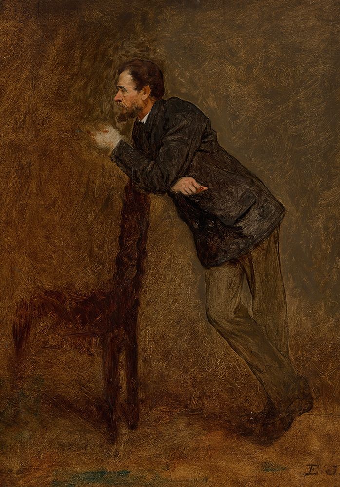 Portrait Sketch of Sanford Gifford art print by Eastman Johnson for $57.95 CAD