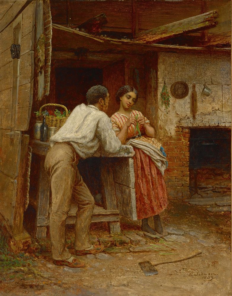 Southern Courtship 1859 art print by Eastman Johnson for $57.95 CAD