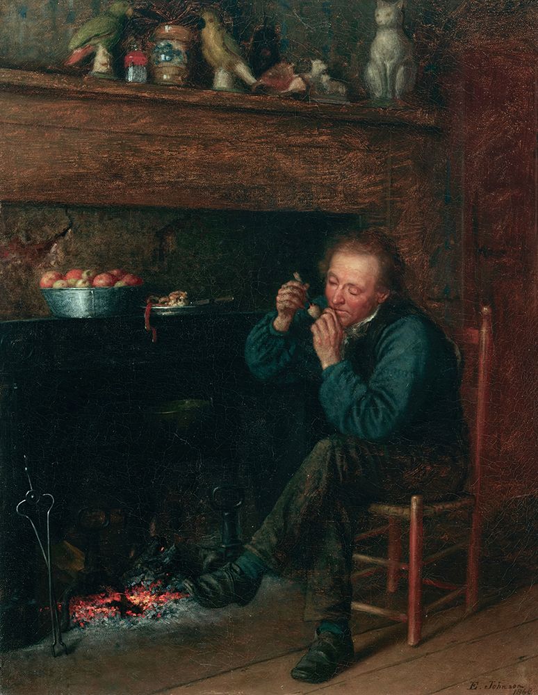 Study from Life Down East 1860 art print by Eastman Johnson for $57.95 CAD