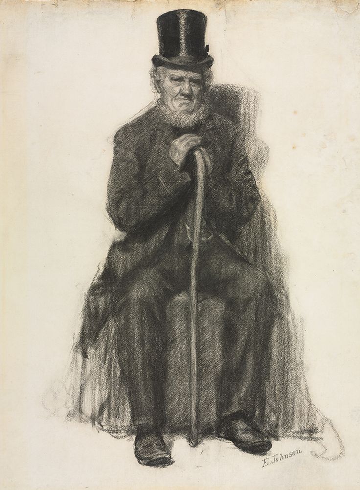 Study of an Old Man Possibly a Study for Portrait of Peter Folger 1886 art print by Eastman Johnson for $57.95 CAD