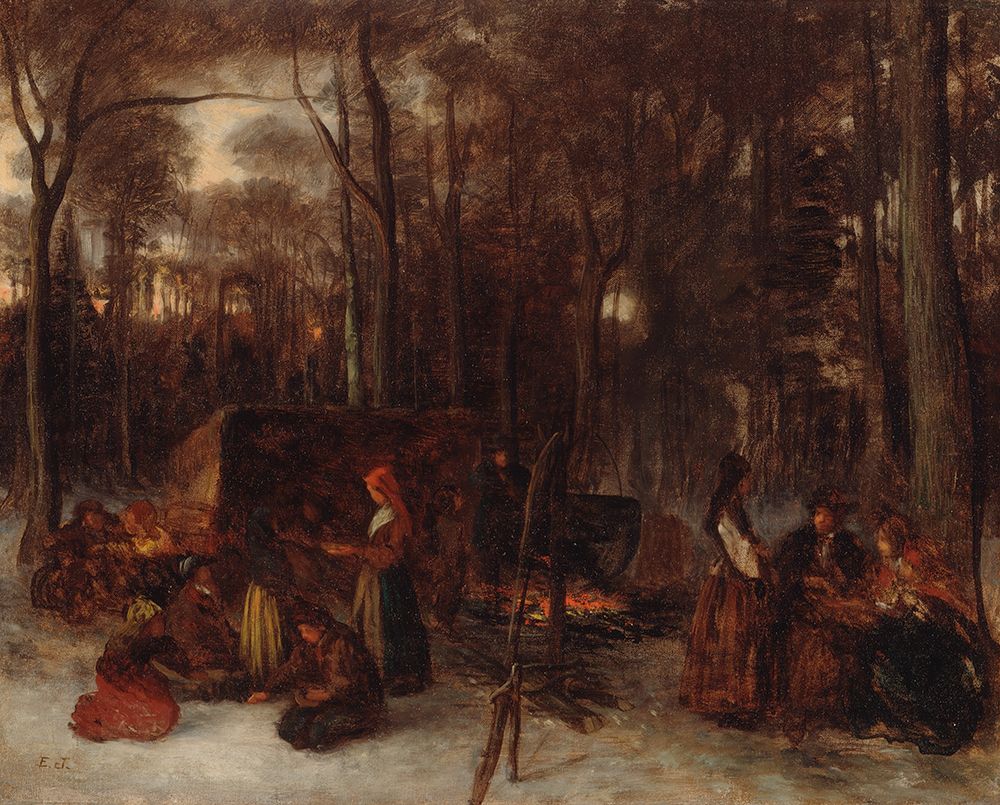 Tasting the Sugar 1861 art print by Eastman Johnson for $57.95 CAD