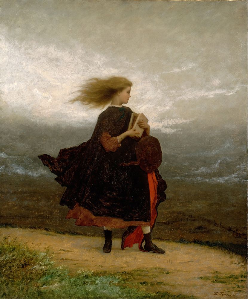 The Girl I Left Behind Me art print by Eastman Johnson for $57.95 CAD