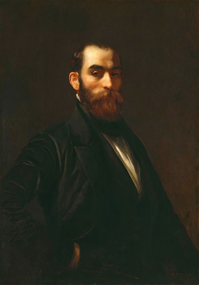 Worthington Whittredge 1854 art print by Eastman Johnson for $57.95 CAD