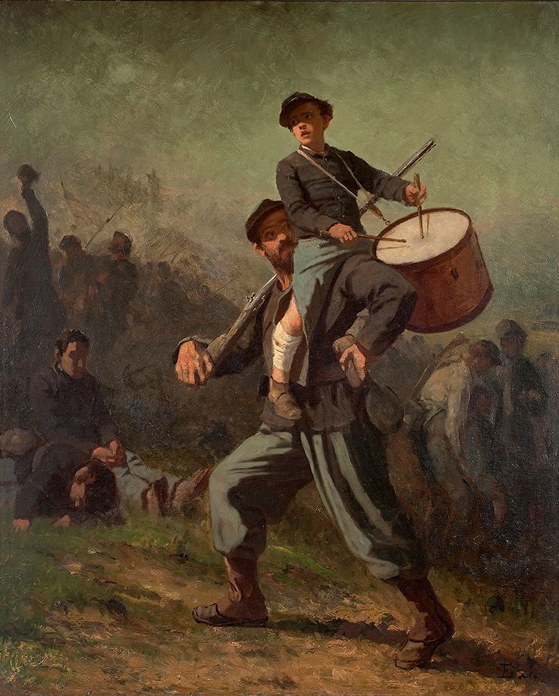 Wounded Drummer Boy 1869 art print by Eastman Johnson for $57.95 CAD