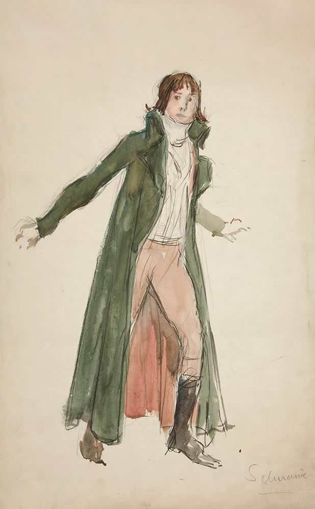 Sketch of a young man ├óΓé¼ΓÇ£ study for illustration to a play art print by Edwin Austin Abbey for $57.95 CAD