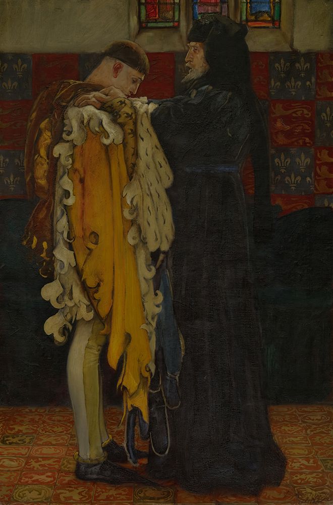 The King to the Prince of Wales art print by Edwin Austin Abbey for $57.95 CAD