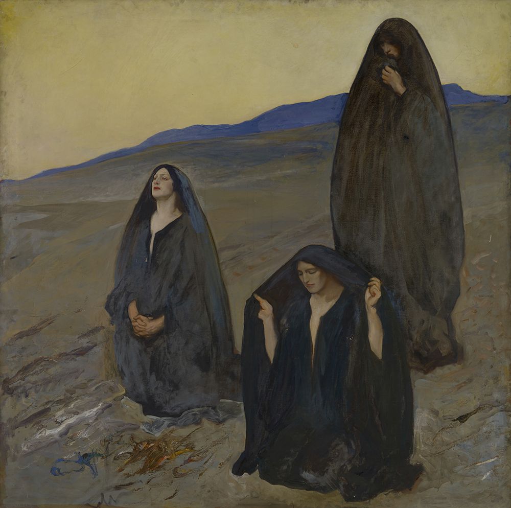The Three Marys 1906 art print by Edwin Austin Abbey for $57.95 CAD
