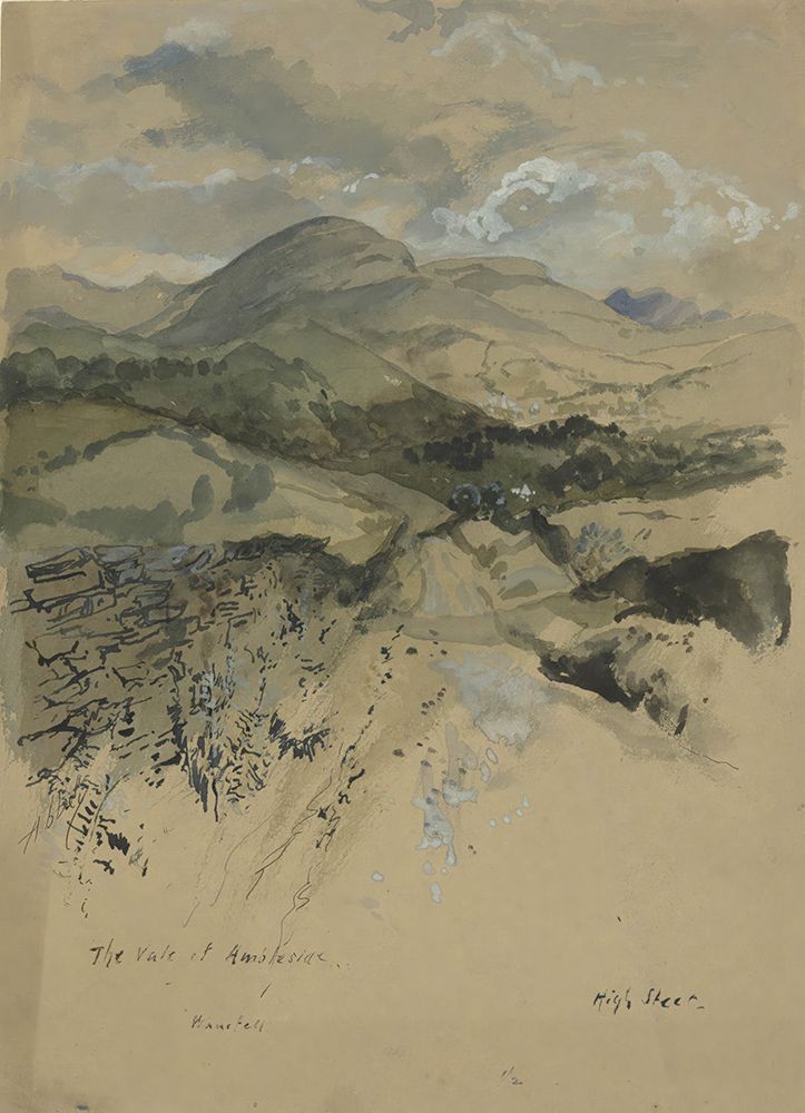 The Vale of Ambleside, Wansfell art print by Edwin Austin Abbey for $57.95 CAD