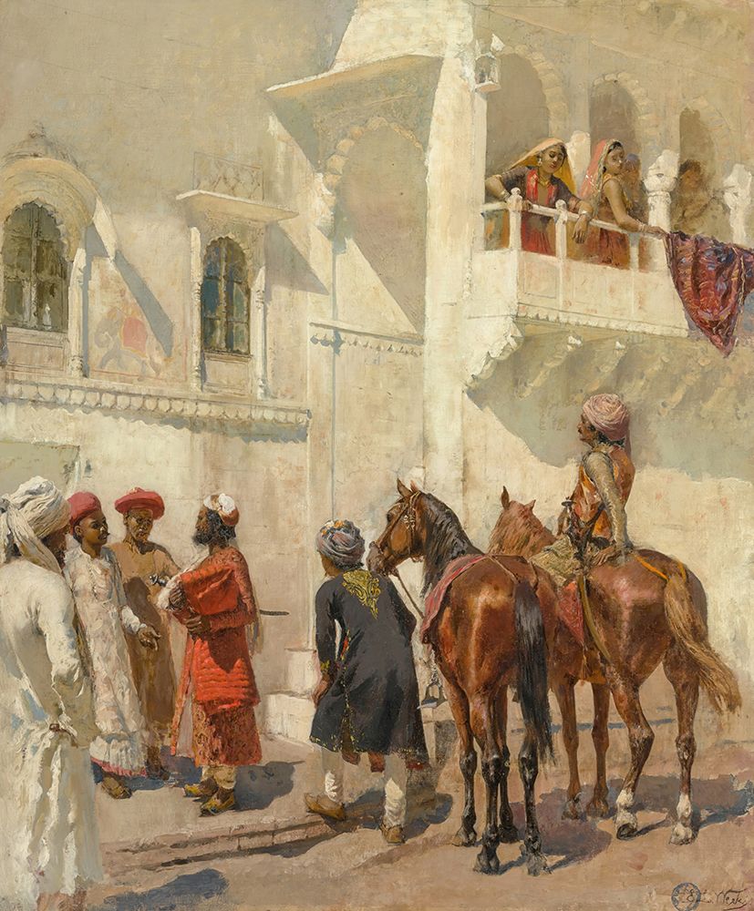 Before the Hunt art print by Edwin Lord Weeks for $57.95 CAD