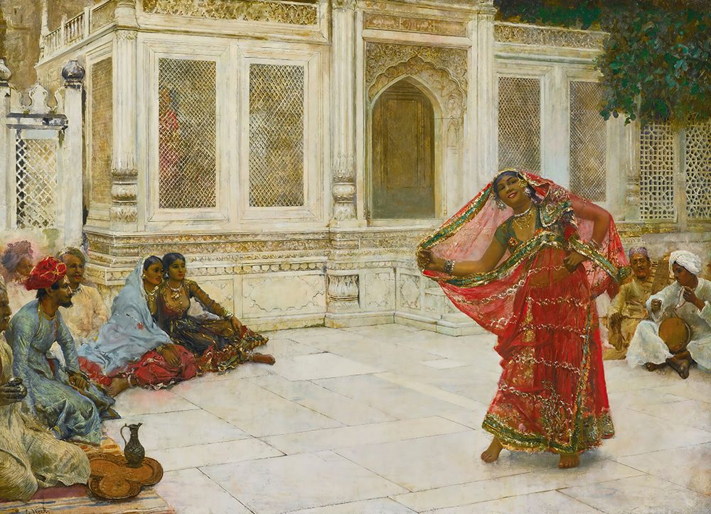 Dancing Girl, India art print by Edwin Lord Weeks for $57.95 CAD