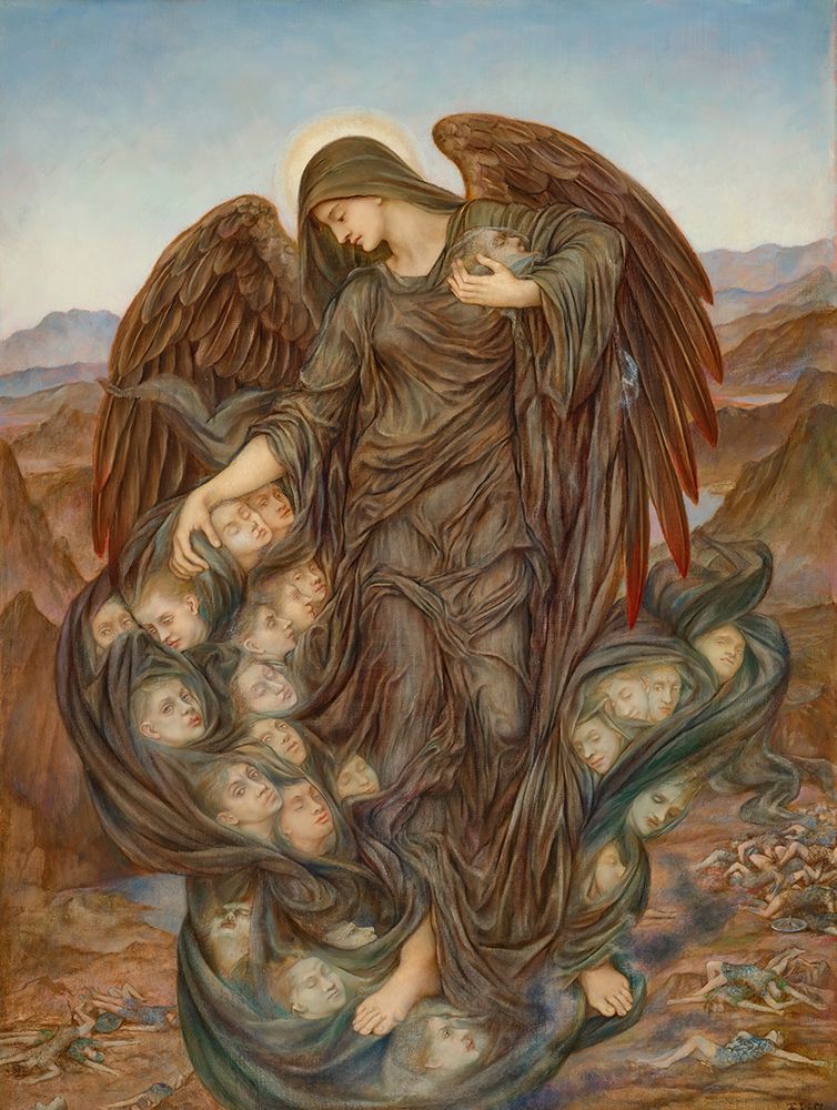 The Field of the Slain art print by Evelyn De Morgan for $57.95 CAD