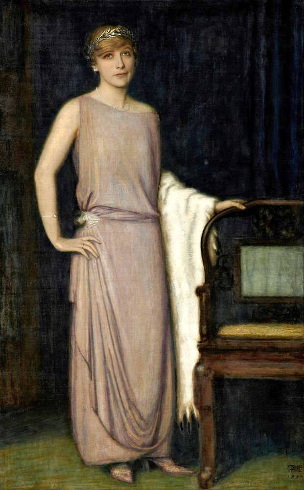 A portrait of Marianne Mechler 1924 art print by Franz von Stuck for $57.95 CAD