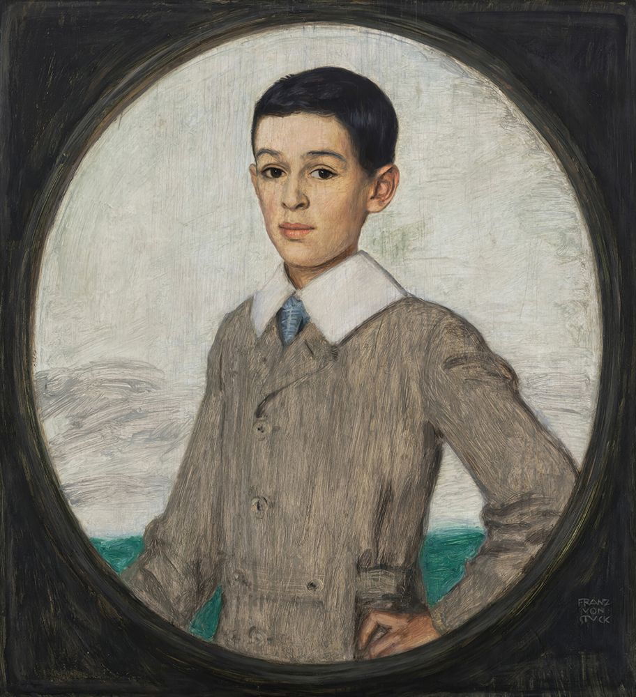 Alexander Saitzoff Bruder von Vera Saitzoff 1913 art print by Franz von Stuck for $57.95 CAD