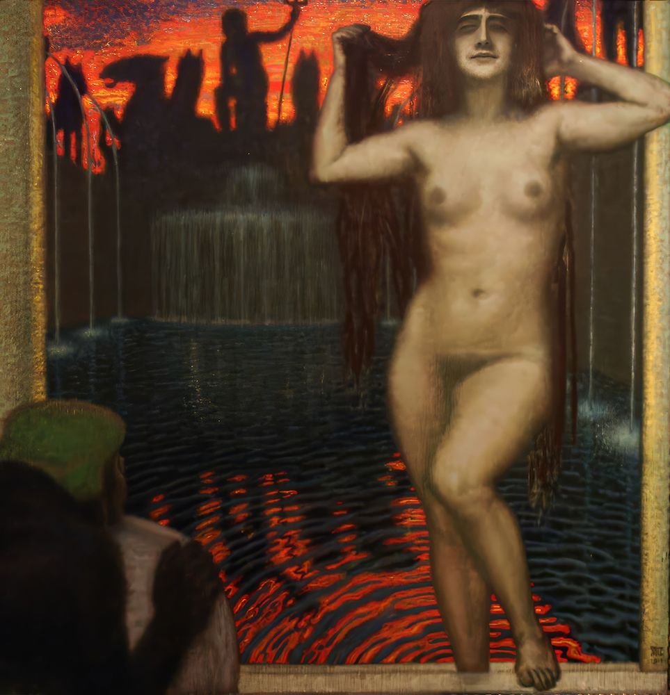 Bathsheba 1912 art print by Franz von Stuck for $57.95 CAD