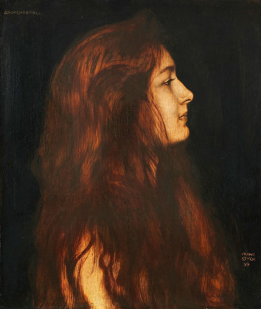 Cinderella 1899 art print by Franz von Stuck for $57.95 CAD