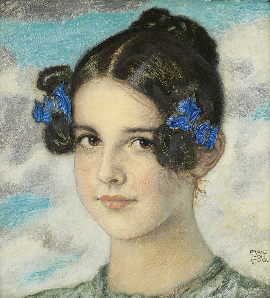 Daughter Mary 1920 art print by Franz von Stuck for $57.95 CAD