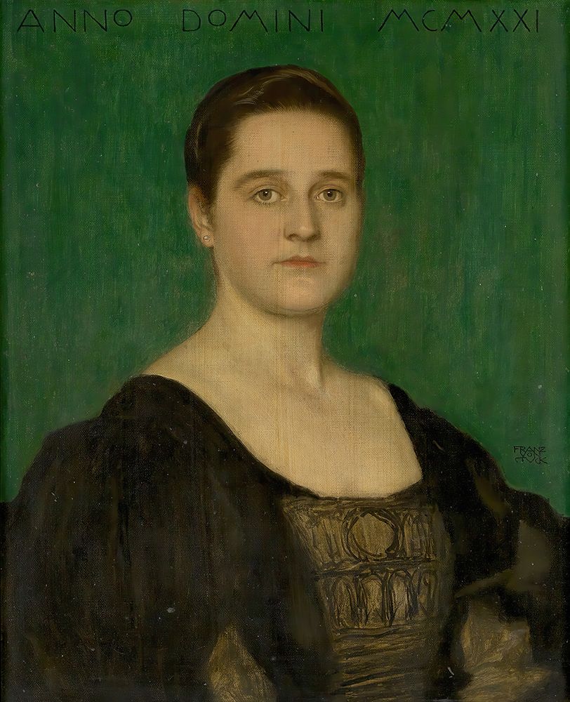 Erna Bohnewand 1921 art print by Franz von Stuck for $57.95 CAD