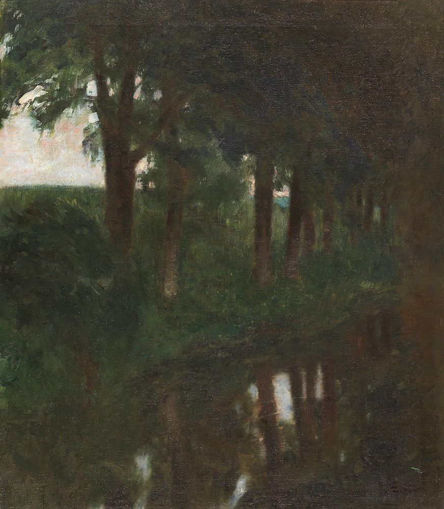 Trout pond 1890 art print by Franz von Stuck for $57.95 CAD