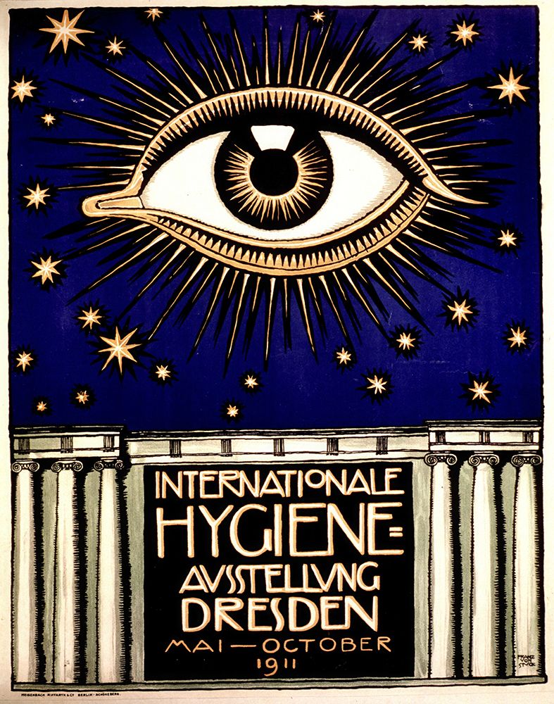 International Hygiene Exhibition 1911 art print by Franz von Stuck for $57.95 CAD